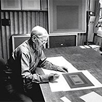 headshot of Josef Albers