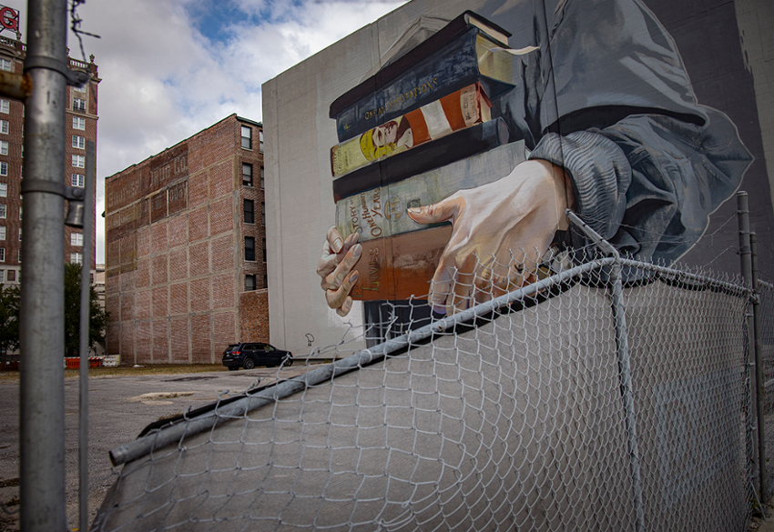 Volumes by Ally Brody Mural by Case Maclaim of Jacksonville, FL