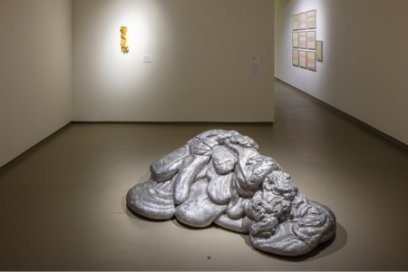 Installation shot of Lynda Benglis' work in the exhibition "A Walk on the Wild Side" at MOCA Jax