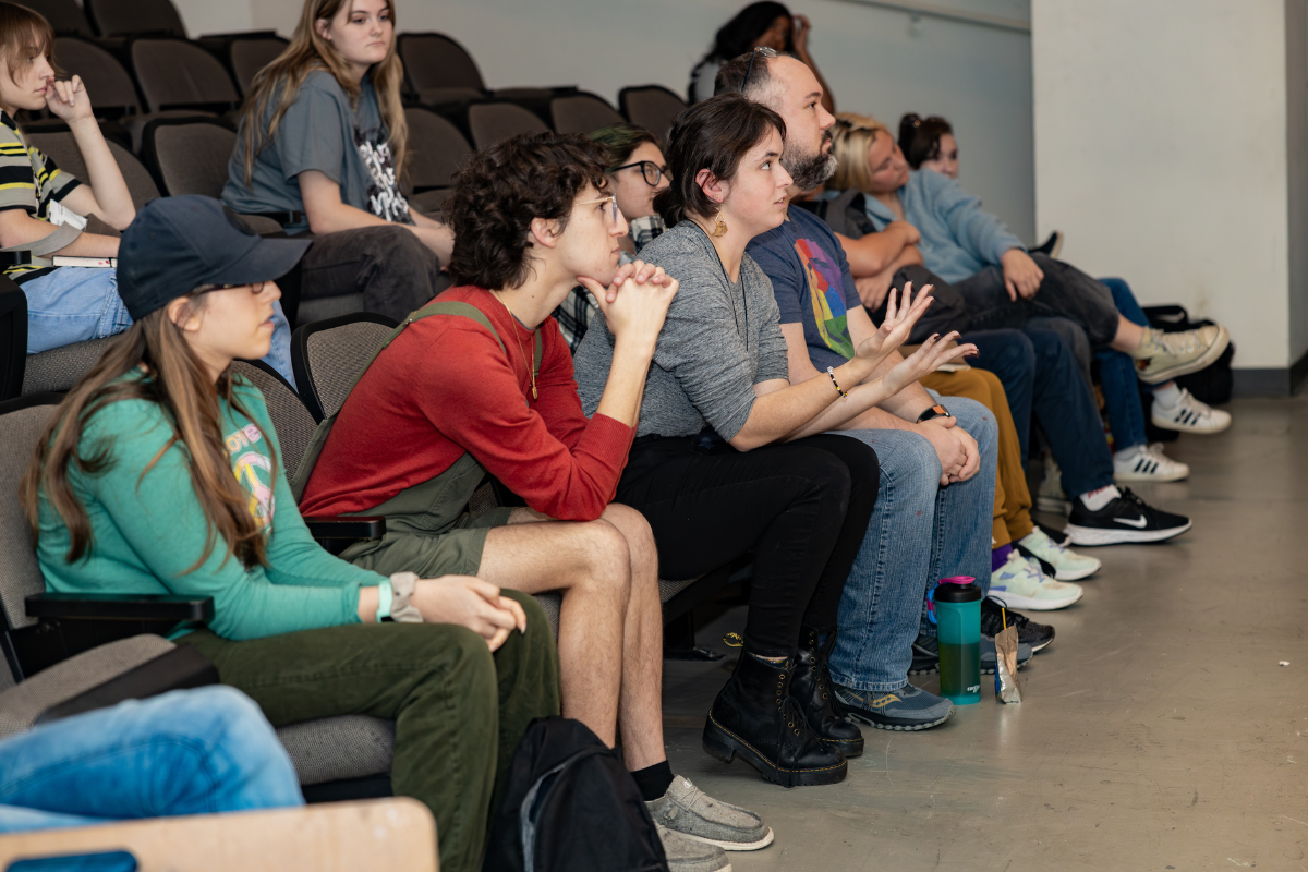 students watching lecture 