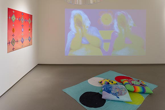 Installation view of Techo-Intimacy exhibit