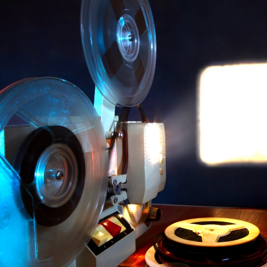 a movie projector